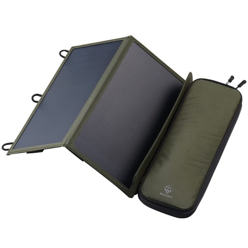 エレコム ソーラー申し受ける器 NESTOUT SOLAR-1 オリーブ