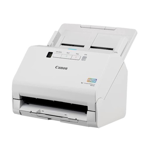 Canon 検面調書スキャナ imageFORMULA RS40 （活動写真・私製絵はがき・年賀状の取り片付ける）卓上型シートスルースキャナー 検面調書取り片付ける
