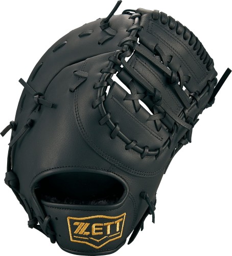 ゼット(ZETT) 軟式野球 ソフトボール 兼用 ファーストミット 一塁手用 ライテックス 右投用 ブラック(1900) BSFB56923A