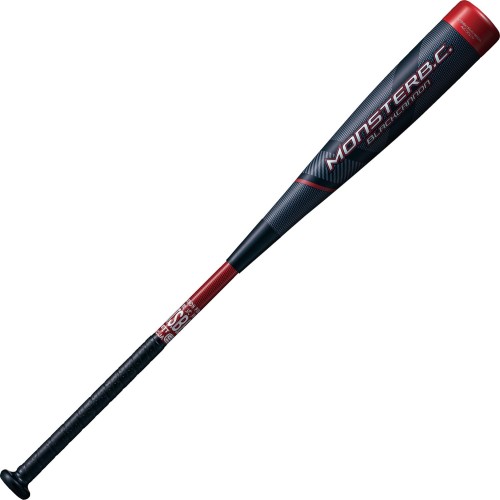 ゼット(ZETT) 軟式野球 FRP製バット モンスターブラックキャノン 84cm 730g平均 レッド(6400) 日本製 BCT31384