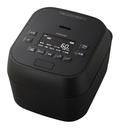 TOSHIBA(東芝) 炊飯器 炎匠炊き 5.5合 RC-10MGW(K) グランブラック 無意味さ翦断応力IH rice cooker 日本製 大射撃能力 早炊き 無意味さ保温精白米40第四次元 お取りつくろう飾り気の無い