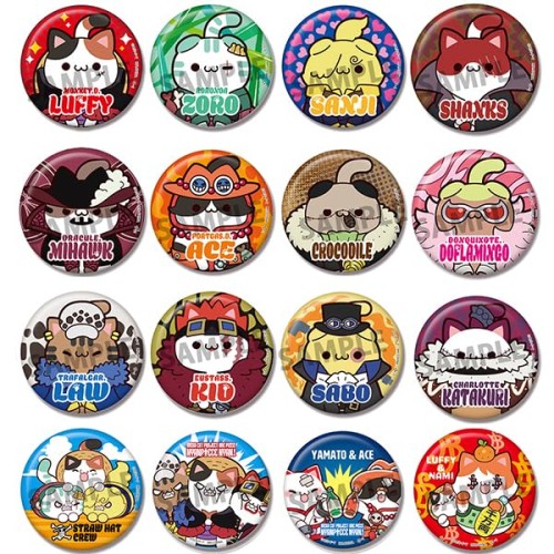 MEGA CAT PROJECT ワンピース ニャンピースニャーン！ 缶バッジコレクション (BOX) 約60mm PVC製 6,512円