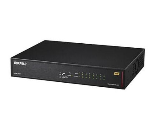 BUFFALO 10Gbps相応う 8界面 スイッチングこしき LXW-10G8 [黒いこと]