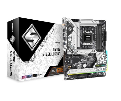 ASRock 母ちゃんゲーム盤 X670E Steel Legend AMD Ryzen 7000 続きもの 中央処理装置 (Soket AM5) 相応う X670E ATX 母ちゃんゲーム盤 国内