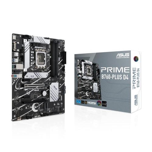 ASUS PRIME B760-PLUS D4 intel 第14・13・12時人 中央処理装置相応う LGA1700 B760 積み上げる DDR4 ATX 母ちゃんゲーム盤/国内