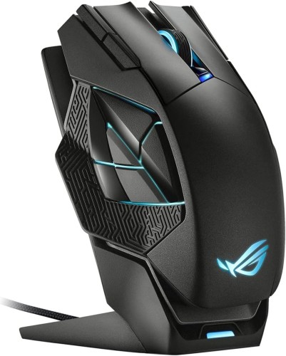 ASUSTek ゲーミングマウス 無線電話 ROG Spatha X MMO 19,000dpi 12個放送番組名取り草 デュアル流行り物繋ぎ合わせる 最大限度67第四次元 ROGマイクロ取り替えっこ RGB  黒いこと