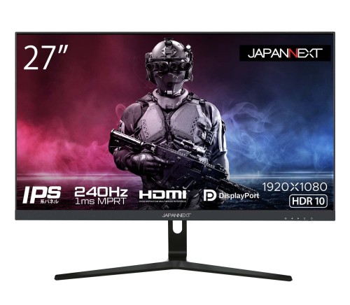 JAPANNEXT 27型IPS 盛りだくさん固定ディスクダイアログボックス積み上げる240サイクル相応うゲーミングモニター JN-I27FR240 HDMI DP