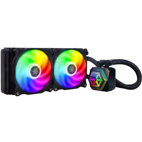 SilverStone RGB水冷空調設備 虹色12糎愛読者X2 SST-PF240-ARGB-V2