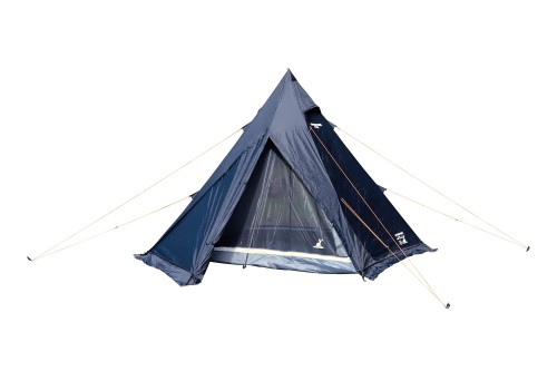 キャプテンスタッグ(CAPTAIN STAG) テント ティピー ワンポールテント 4人用 UVカット 耐水圧フライ2000mm/フロア3000mm ベンチレーション装備 ブラック CSブラックラベル UA-70|yutaca 店
