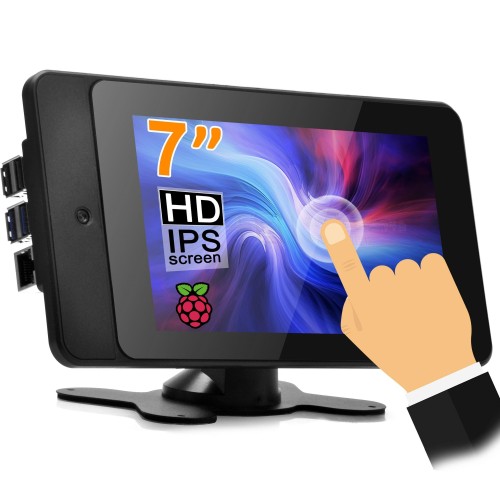 OSOYOO PiStudio入れものと7inIPS DSI V4.0タッチスクリーン ： Raspberry Pi 用事業計画の組み入れる的なタッチスクリーンソリューション