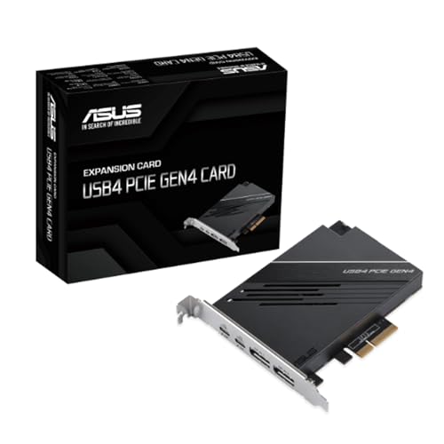 ASUS USB4 PCIe Gen4 歌留多、デュアル USB4 界面、DisplayPort 1.4、PCIe 4.0 x4 インター人間の顔/国内