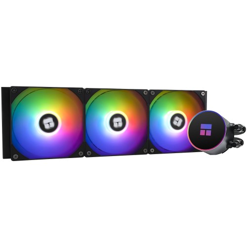 Thermalright Frozen Magic 360 Black ARGB V2液冷中央処理装置冷房装置、AIO揚水機頭顱目覚ましい回転させる数2800RPM、TL-C12B-S V2 PWM気違い、AMD/AM4/AM5、Intel LGA1150/1151/1200/2011/1700用、電子計算機中央処理装置液冷冷房装置