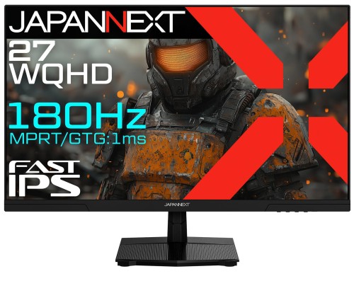 JAPANNEXT 27in FAST IPSダイアログボックス積み上げる 180サイクル相応う WQHD(2560x1440)解像力 ゲーミングモニター JN-i27G180Q HDMI2.1 DP HDR 1ms(OD時:GTG/MPRT) なおなお書き5 WQHD:120サイクル繋ぎ合わせる PBP/PIP 2年引き受ける