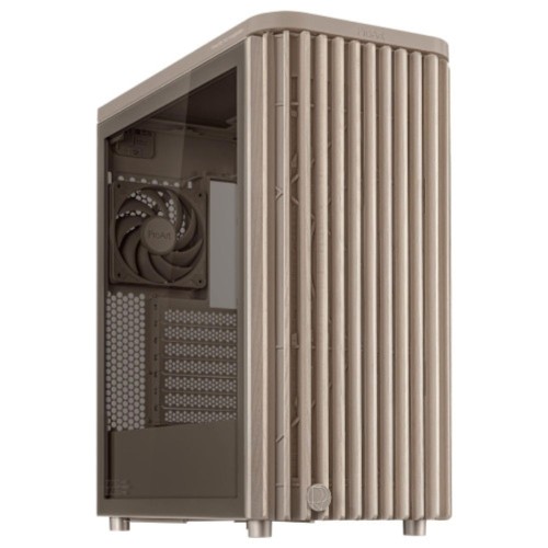 ASUS PROART PA401 WOOD Edition Beige Tempered Glass Panel ATX パソコン入れもの ベージュ 強化因子 硝子 片方ダイアログボックス 国内