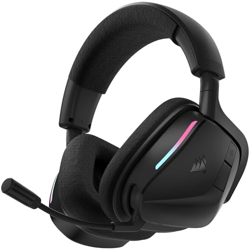 CORSAIR VOID WIRELESS v2 ゲーミングヘッドセッ ト 炭素 無線電話 無線電話 Bluetoothと無線電話繋ぎ合わせる パソコン なおなお書き5 なおなお書き4 Switch 相応う Dolby Atmos CA-9011379-WW