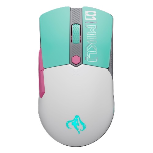 TUF Gaming x 初音ミク～版/ASUSゲーミングマウス/ASUS TUF Gaming Mini Wireless Mouse Hatsune Miku Edition / 軽さ65瓦 / 両利き相応う / 12,000dpi検知器 / 1億回鳴らす耐久年数 / 有線USB / 低引き延ばし2.4 GHz RF/Bluetooth/PTFEマウスソール