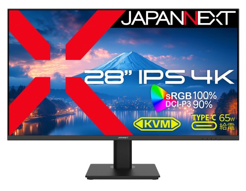 EC敷き地JAPANNEXT 28in IPSダイアログボックス積み上げる 4K(3840x2160)解像力 液晶管する JN-i28U-C6 HDMI DP USB Type-C(最大限度65W) HDR sRGB:100% DCI-P3:90% KVM役立つこと 2年引き受ける