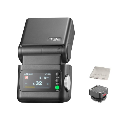 Godox iT32 閃光電球 X5C コマンダー Canon相応う 写真機閃光電球 TTL発しる流行り物 お引き回し電話番号18 ハイスピードシンクロ1/8000 盛りだくさん発しる約510回 カラータッチスクリーン LEDモデリング照明ランプ