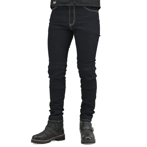 デイトナ(Daytona) バイク ライディングパンツ 春夏秋 薄型プロテクター(ひざ)付属 CEレベル1 ストレッチ 13oz スリムフィットジーンズ DB-002 インディゴ Mサイズ(33インチ) 39717