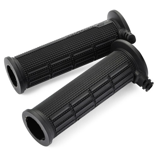 デイトナ(Daytona) グリップヒーター バイク用 グリップ φ22.2 全長120mm 12V車 4段階温度調整 スイッチ一体型 ホットグリップ ヘビーデューティー ビルトイン4Sn 45851