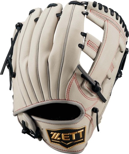 ゼット(ZETT) 少年野球 軟式 グラブ(グローブ) グランドヒーロー オールラウンド用 左投げ用 グレー×ブラック(1519) サイズ:S BJG762620