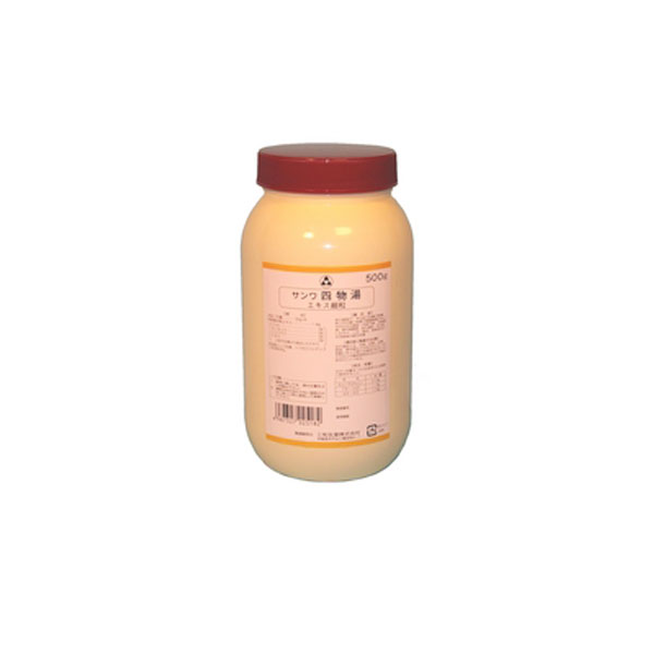 【マラソンクーポン有】【第2類医薬品】三和生薬　四物湯　500g [ しもつとう/シモツトウ ]　エキス細粒　お徳用　漢方薬　サンワ｜薬草の森はくすい堂