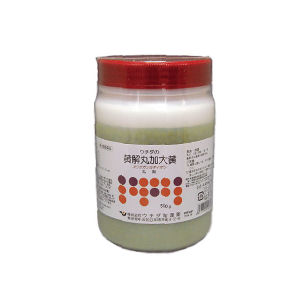 【マラソンクーポン有】【第2類医薬品】ウチダ和漢薬　黄解丸加大黄　500g　[ おうげがんかだいおう/オウゲガンカダイオウ ] 漢方薬