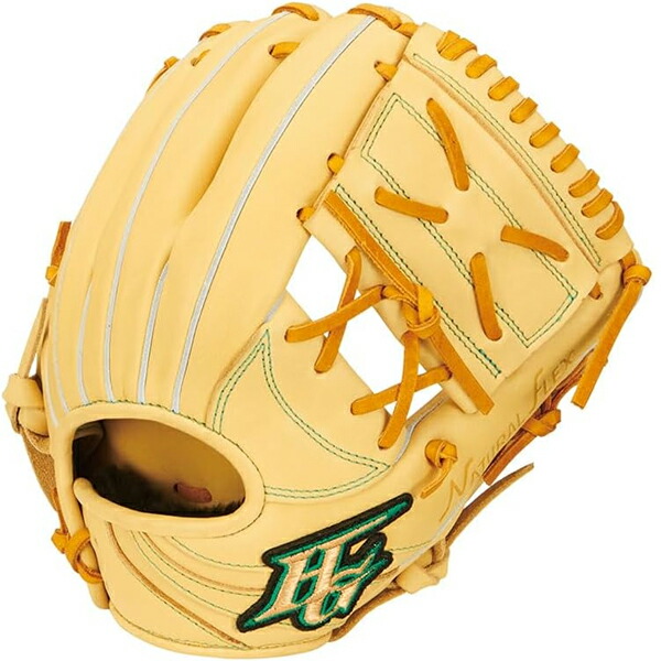 野球　一般軟式グローブ　ハイゴールド クリーニング済み 】 ハイゴールド 軟式グローブ / 内野手用