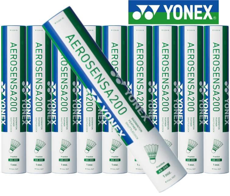 楽天市場】ヨネックス バドミントンシャトル エアロセンサ200 4