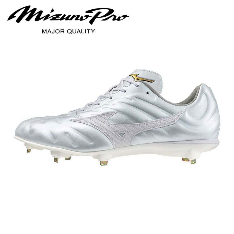 ミズノプロ スパイク 新品未使用 27.5 野球 ミズノ 限定 スパイク ミズノプロ 白スパイク ライトレボプロ2