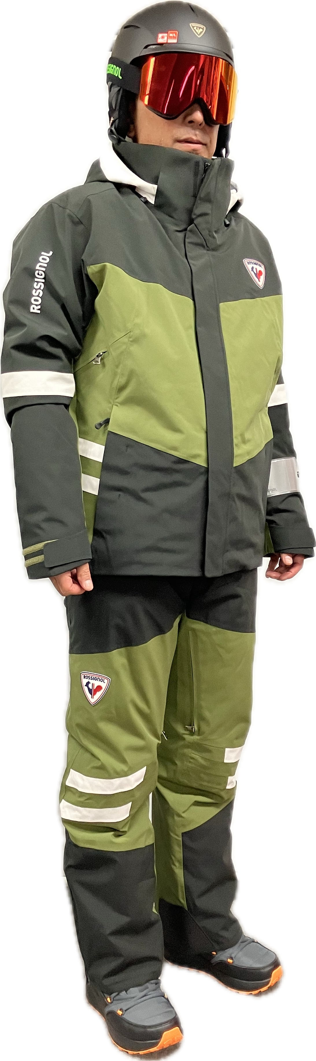 楽天市場】ロシニョール スキーウエア セット ホワイト ROSSIGNOL DEMO