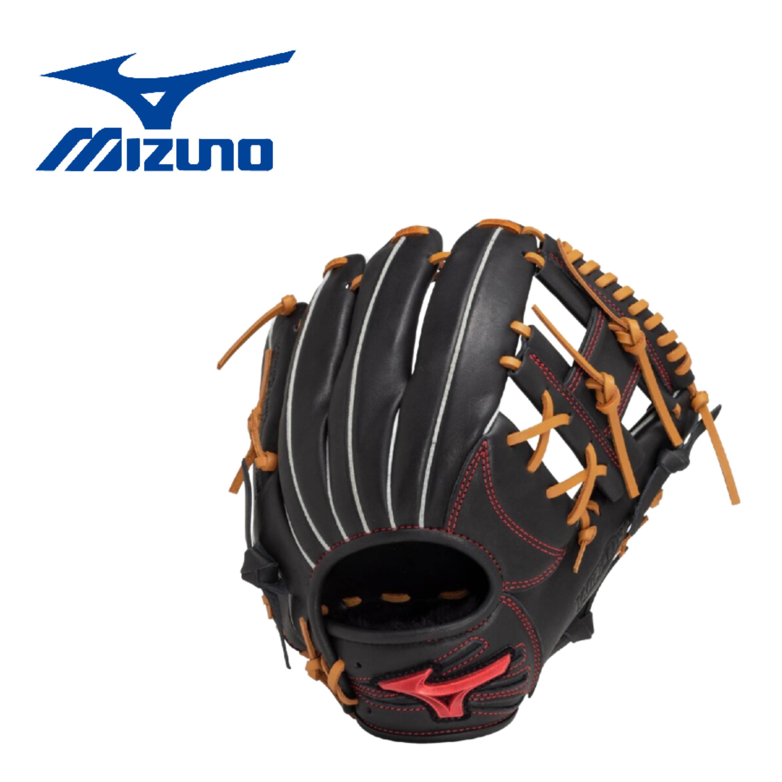 ミズノ 【グローバルエリート】軟式用グラブ　ウィルドライブ レッド IBE　内野手向け/サイズ9　MIZUNO　1AJGR32813