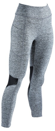 【新品・5営業日で発送】ウンドウ(Wundou) ウィメンズフィットネスレギンス　Ｐ－７３６０Ｊ　ブラックＭＩＸＷ（８８３４）　サイズ：１４０