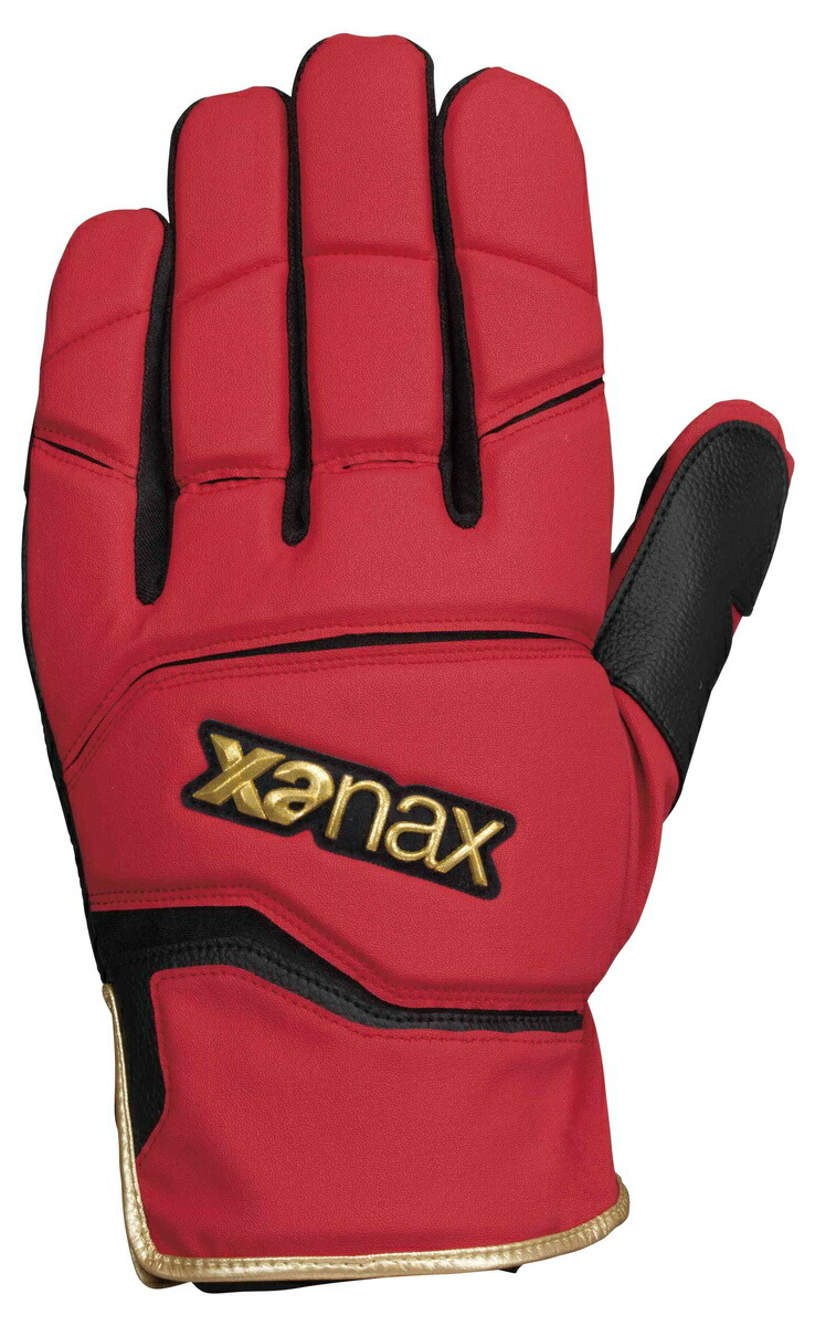 楽天市場】ザナックス xanax 走塁手袋 Fサイズ レッド×ブラック bsg107