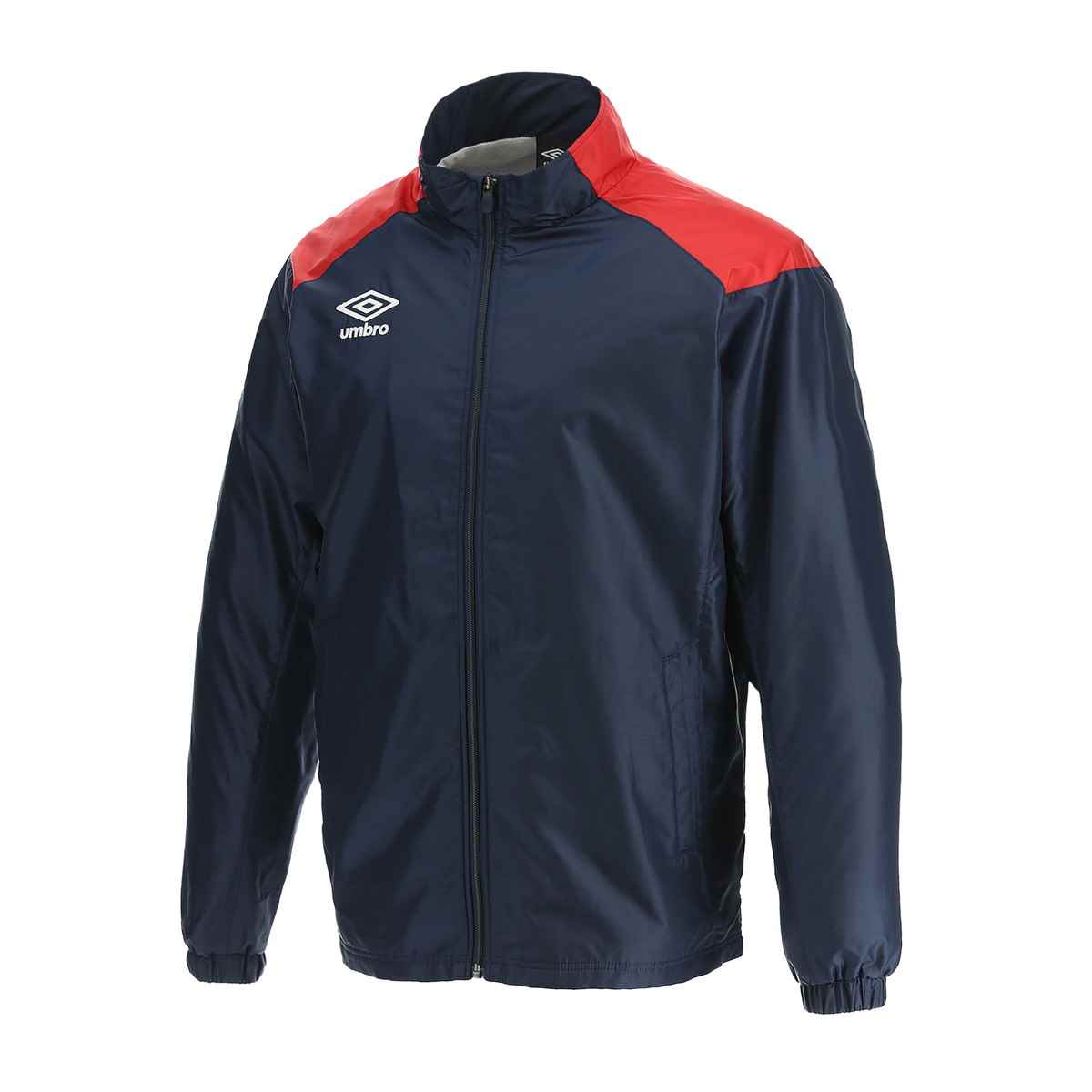 アンブロ umbro UBA4024 サッカー トップス ウインドジャケット ネイビー×マンチェスターレッド