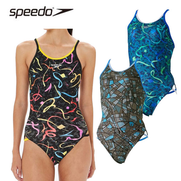 本格派ま！ カラーブロック speedo ターンズ L VO STW01903 練習水着 