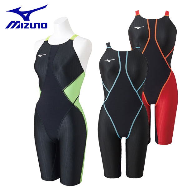 FINA承認水着 MIZUNO ミズノスイム FX・SONIC SYNERGY ハーフスーツ レディース 競泳 水着 女性用 FINA承認 布帛