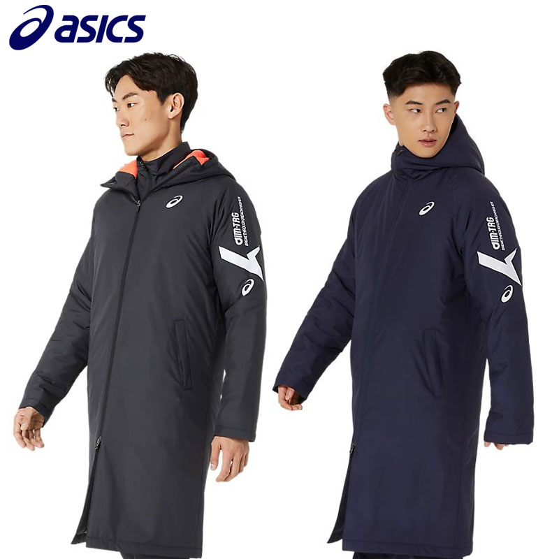 楽天市場】アシックス メンズ 中綿コート (レディース 男女兼用 ベンチ
