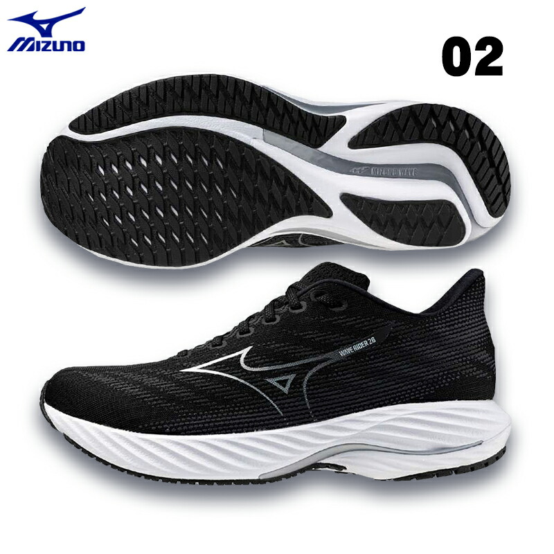 ミズノmizunoウエーブライダー28ランニングシューズメンズWAVERIDER28J1GC240-J1GC256
