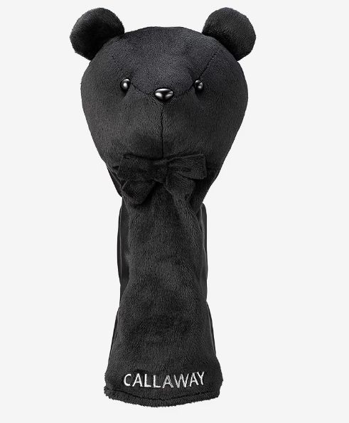 正規品 キャロウェイ ベア ドライバー ヘッド カバー FW 19 JM  黒 Callaway キャロウェイ ゴルフ ドライバーカバー ヘッドカバー