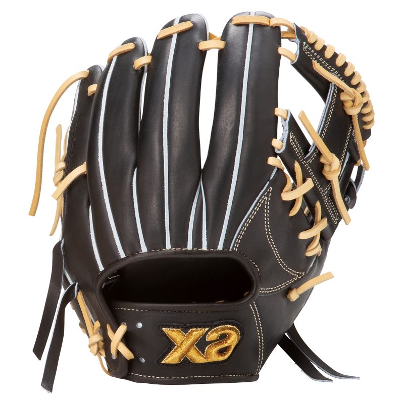 ザナックス 野球 硬式グラブ 内野手用 IM1型 トラストエックス 右投げ用 R クオリティーブラック&times;クリームブラウン Q90C94 BHG25IM1X｜カスカワスポーツ店