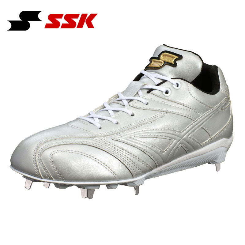 SSK 野球スパイク 金具埋込式 プロエッジAG-FLW ホワイト 限定 ESF3251FLW|カスカワスポーツ店