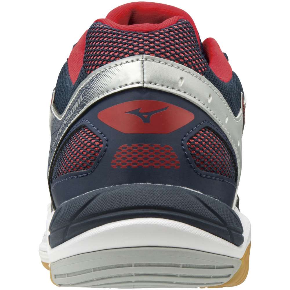 SALE／65%OFF】 ミズノ MIZUNO Wave Supersonic V1GA184014 ホワイト×ネイビー×レッド ミズノウエーブ  インタークール maybaobivugia.com