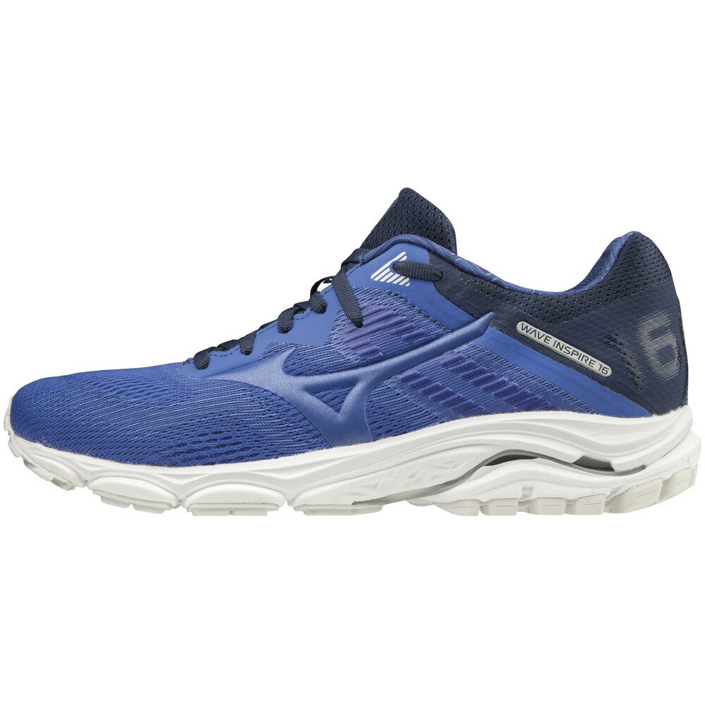 メール便なら送料無料 楽天市場 ミズノ Mizuno Wave Inspire 16 J1gd4422 ブルー ブルー ホワイト ミズノウエーブ U4ic U4icx X10 Support カスカワスポーツ楽天市場店 手数料安い Micoresolutions Com