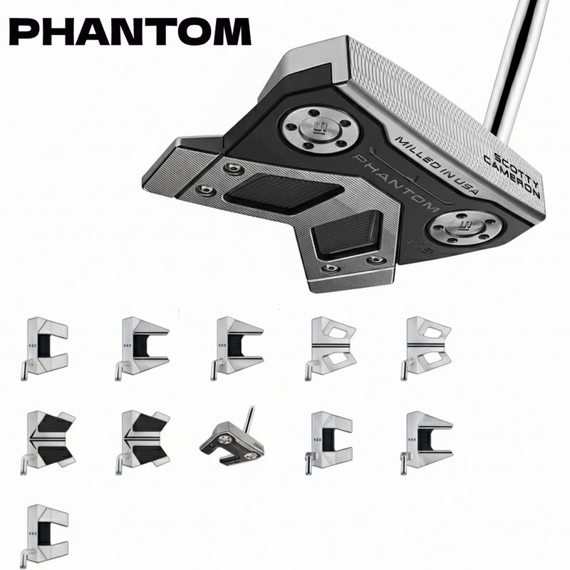 2024モデル スコッティキャメロン ファントム ゴルフ パター PHANTOM 日本正規品|カスカワスポーツ店