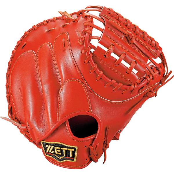 ゼット 硬式 キャッチャーミット プロステイタス 中村選手タイプ 捕手用 ｜ディープオレンジ｜ ZETT BASEBALL PROSTATUS BPROCM820-5800