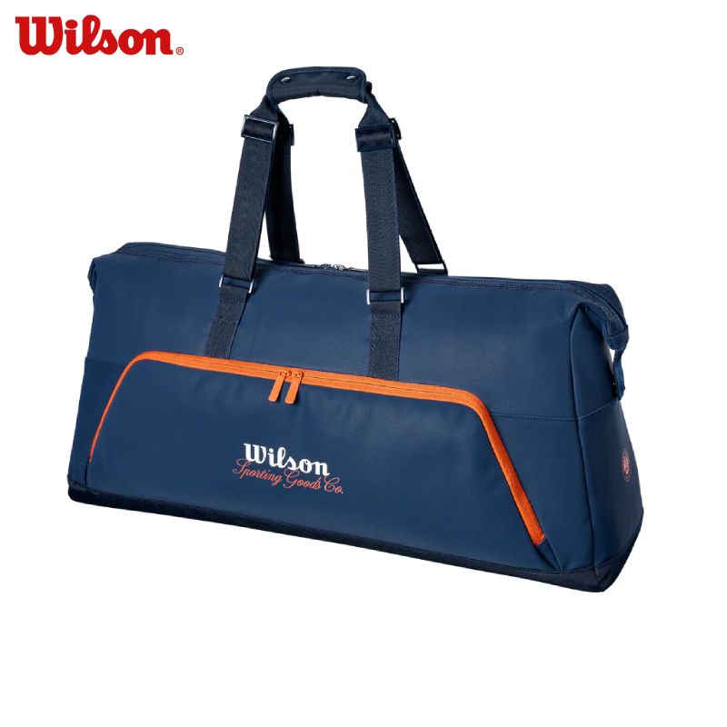 ウィルソン wilson ダッフルバッグ ROLAND GARROS 2026 LARGE DUFFEL Navy WR8054101001｜カスカワスポーツ店