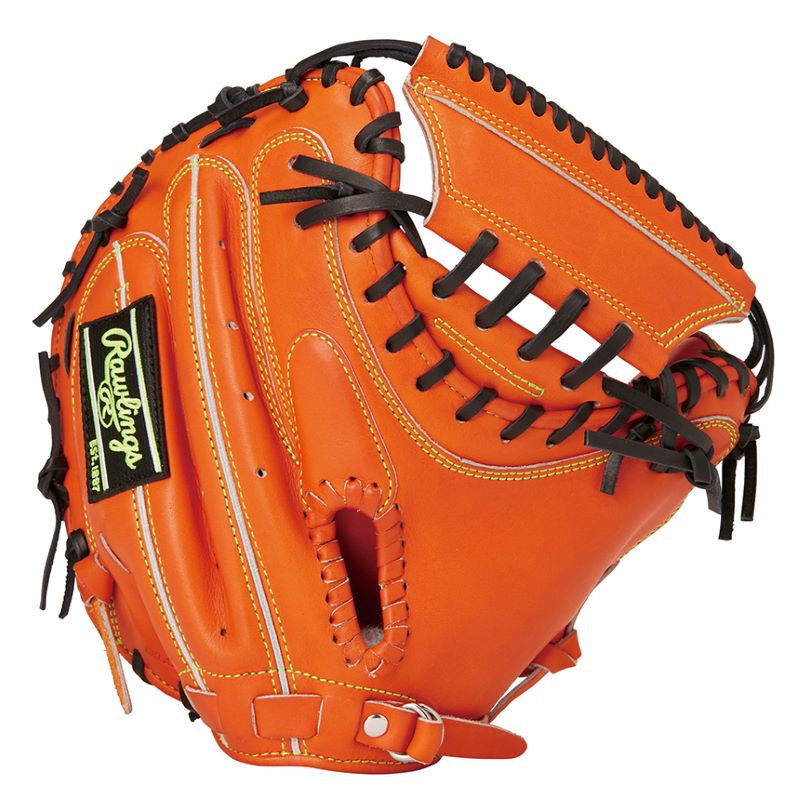 ローリングス 一般 硬式 キャッチャーミット 捕手用 HOH PREMIUM 右投げ用 オレンジ GH4HPJMF