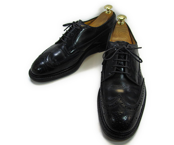 【中古】【送料無料】Edward & Doads 　40　（約25.0-25.5cm）グッドイヤー製法　 ウイングチップ♪ YALAKU-ヤラク- メンズビジネスシューズ・紳士靴