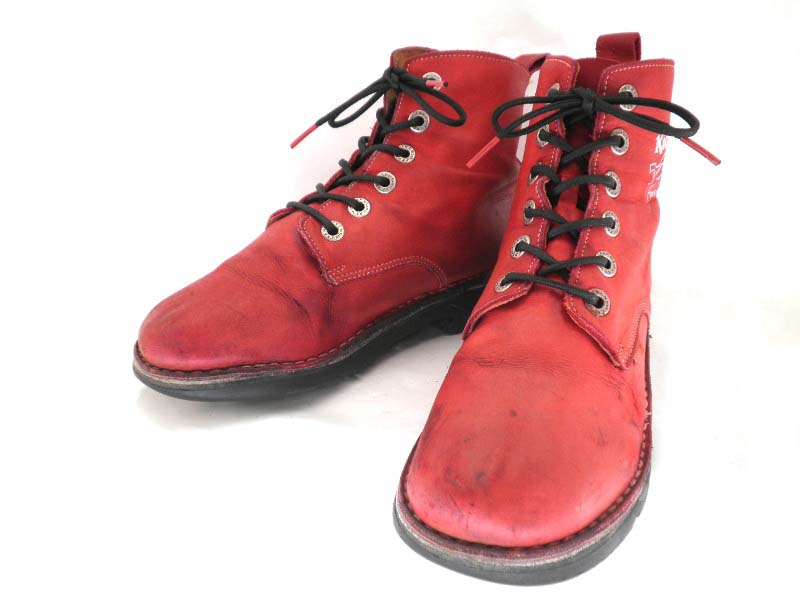 【中古】【送料無料】Kickers　キッカーズ 40 約24.5～25.0cm　編上げワークブーツ♪ YALAKU-ヤラク- メンズブーツ・紳士靴